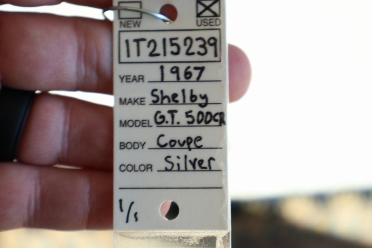 1967 Ford Mustang Shelby GT500CR