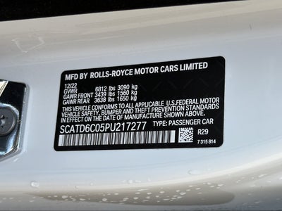 2023 Rolls-Royce Ghost Black Badge