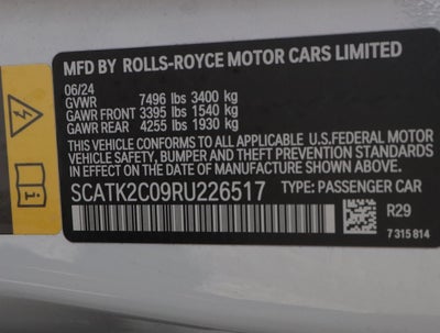 2024 Rolls-Royce Spectre Coupe