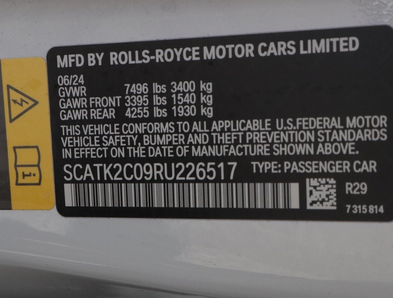 2024 Rolls-Royce Spectre Coupe