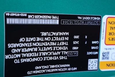 2025 Aston Martin DB12 Coupe