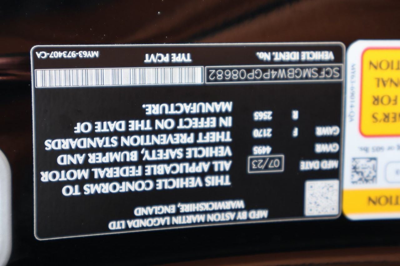 2023 Aston Martin Vantage Base