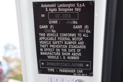 2013 Lamborghini Aventador LP700-4