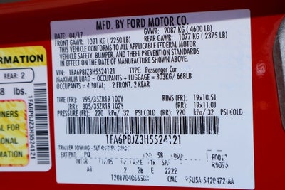 2017 Ford Mustang Shelby GT350