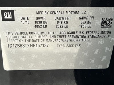 2017 Chevrolet Malibu LS 1LS