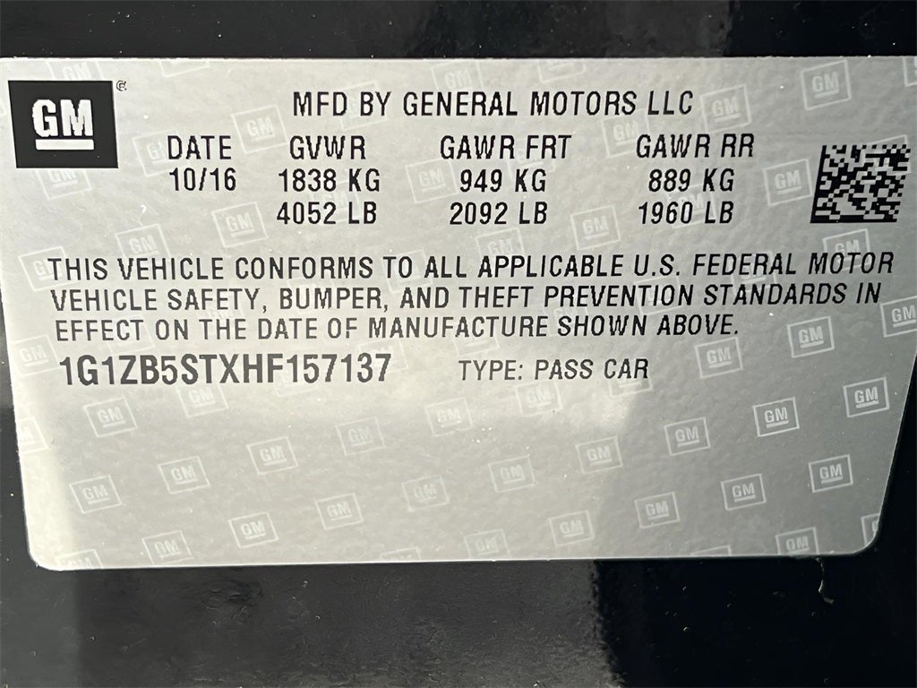 2017 Chevrolet Malibu LS 1LS