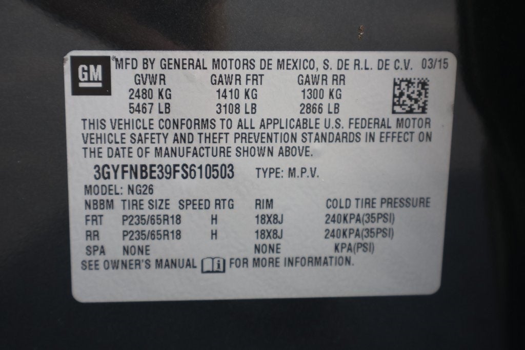 2015 Cadillac SRX Luxury