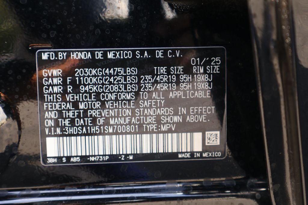 2025 Acura ADX A-Spec Package