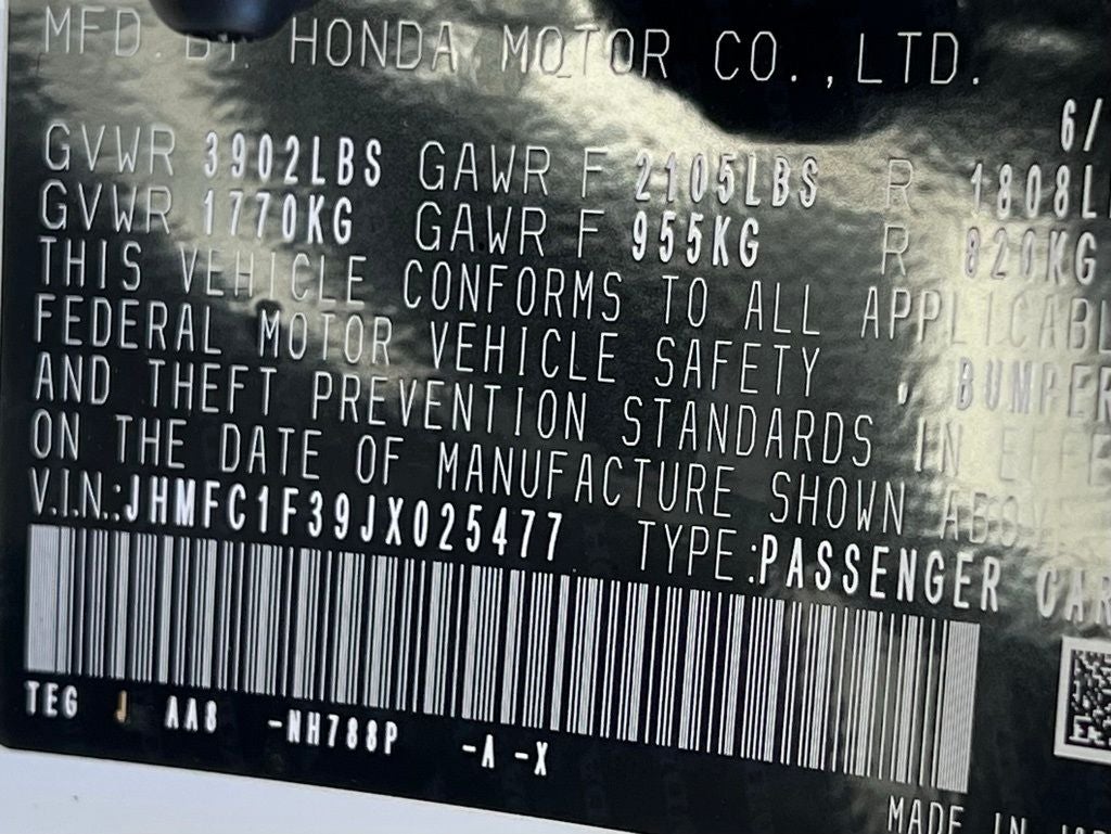 2018 Honda Civic EX-T