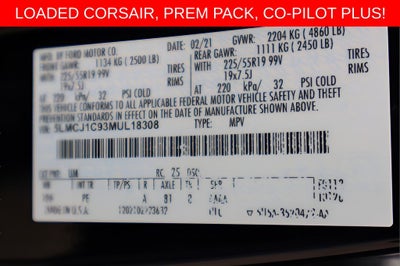 2021 Lincoln Corsair Standard