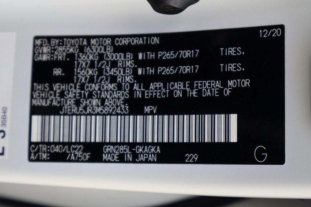 2021 Toyota 4Runner TRD Off-Road Premium