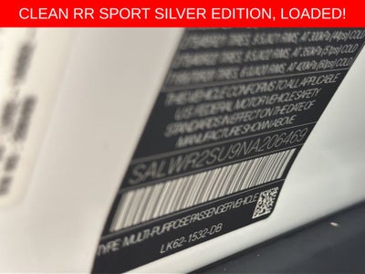 2022 Land Rover Range Rover Sport HSE Silver Edition