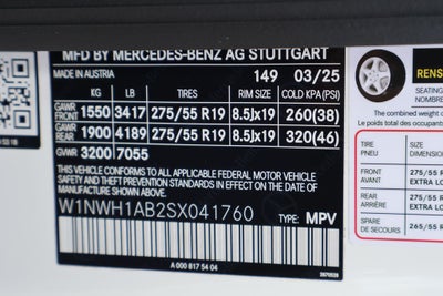 2025 Mercedes-Benz G-Class G 550 4MATIC®