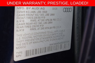 2025 Audi Q5 2.0T Prestige quattro
