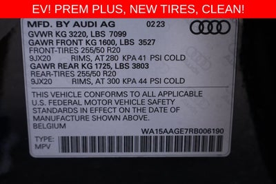 2024 Audi Q8 e-tron Premium Plus quattro