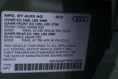 2023 Audi Q5 45 S line Premium Plus quattro