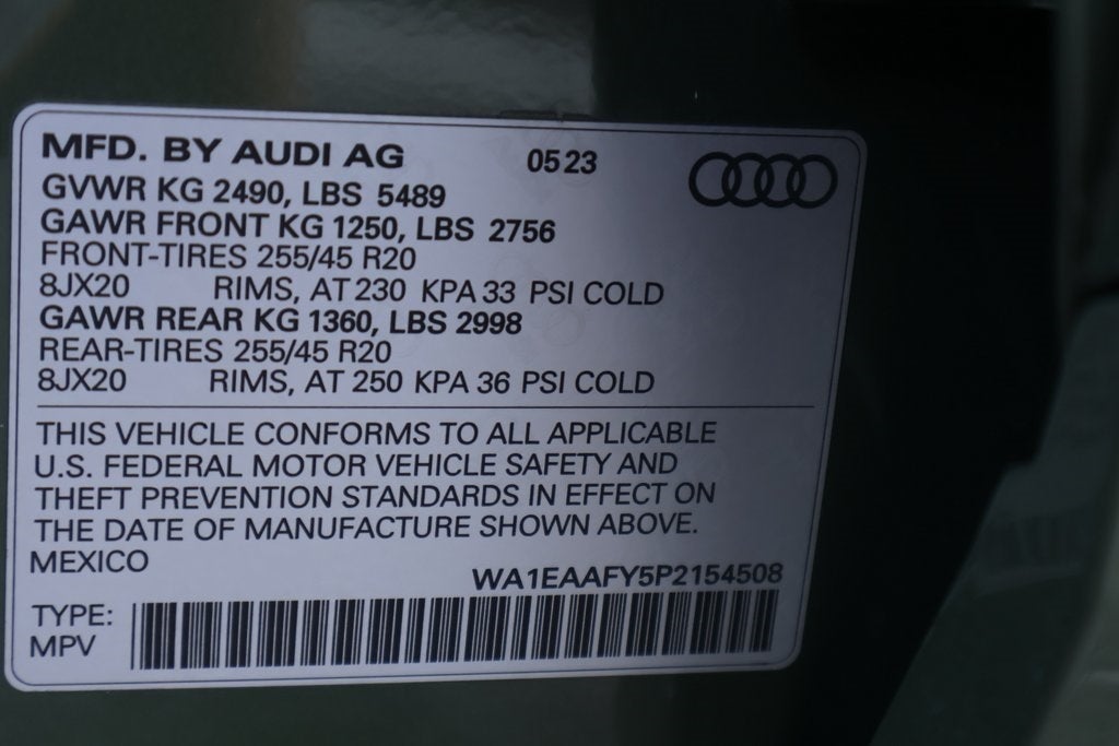 2023 Audi Q5 45 S line Premium Plus quattro