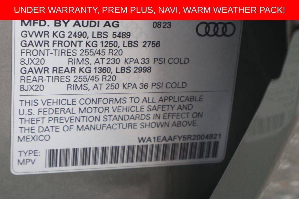 2024 Audi Q5 45 S line Premium Plus quattro