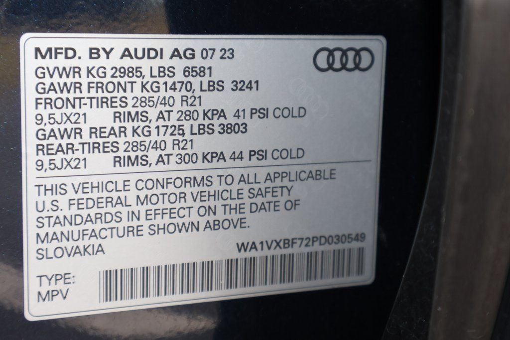 2023 Audi Q7 55 Prestige quattro