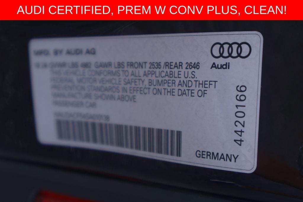2025 Audi A5 Sportback 45 S line Premium quattro