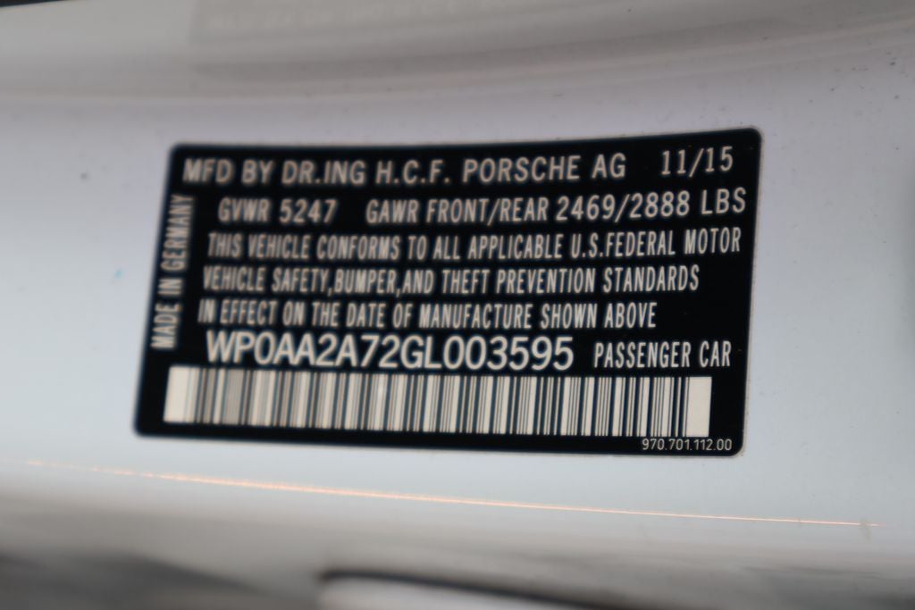 2016 Porsche Panamera 2