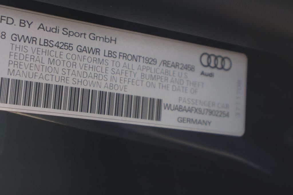 2018 Audi R8 5.2 RWD