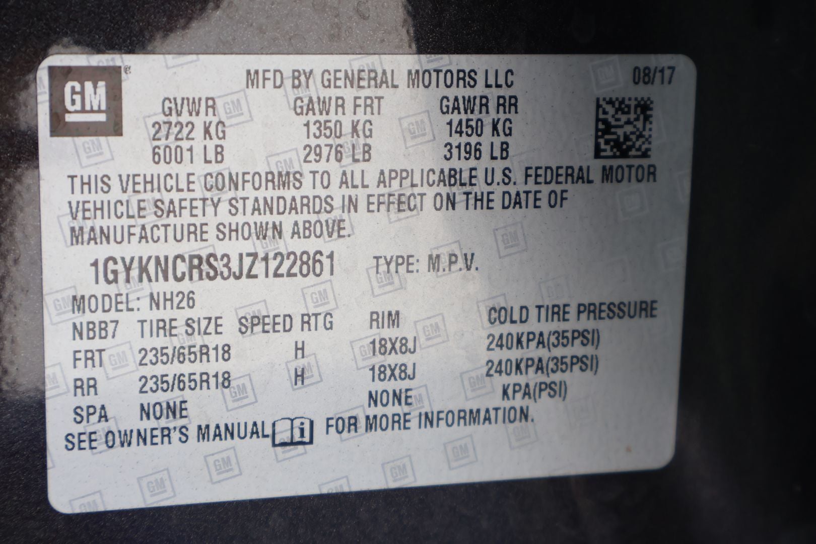 2018 Cadillac XT5 Luxury