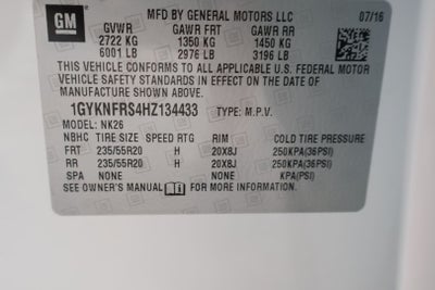 2017 Cadillac XT5 Platinum