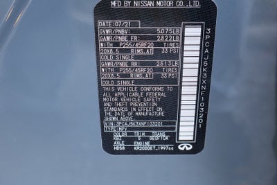 2022 INFINITI QX55 ESSENTIAL