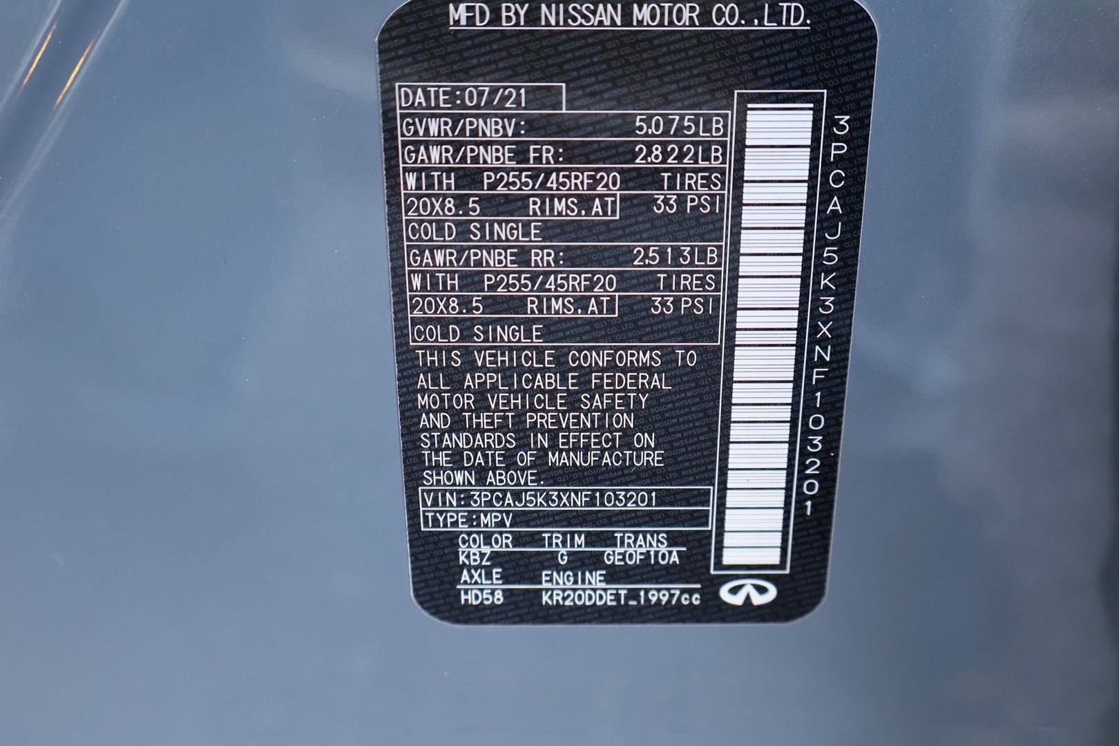 2022 INFINITI QX55 ESSENTIAL