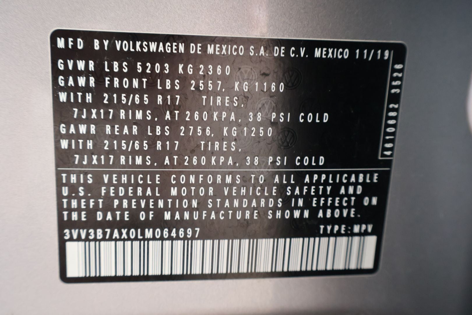 2020 Volkswagen Tiguan 2.0T SE