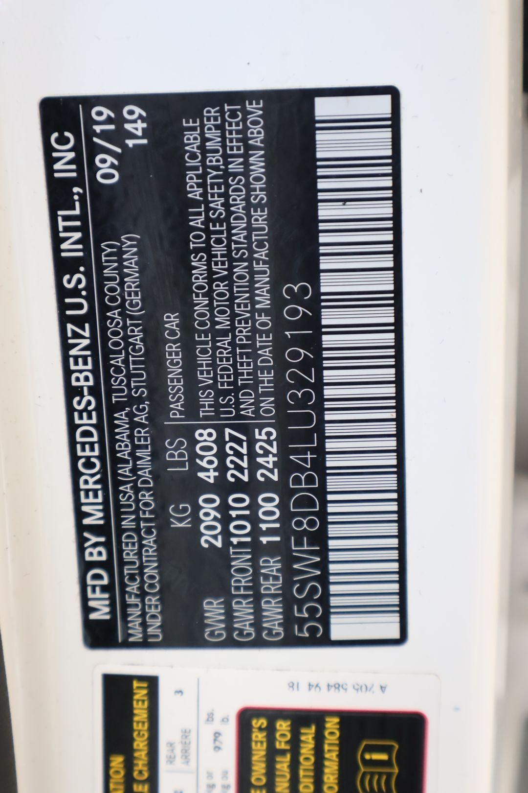 2020 Mercedes-Benz C-Class C 300