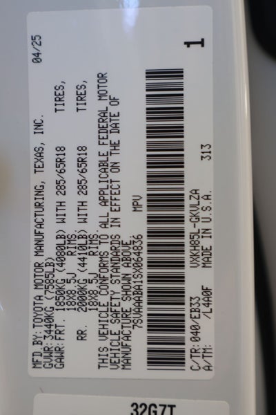 2025 Toyota Sequoia TRD Pro