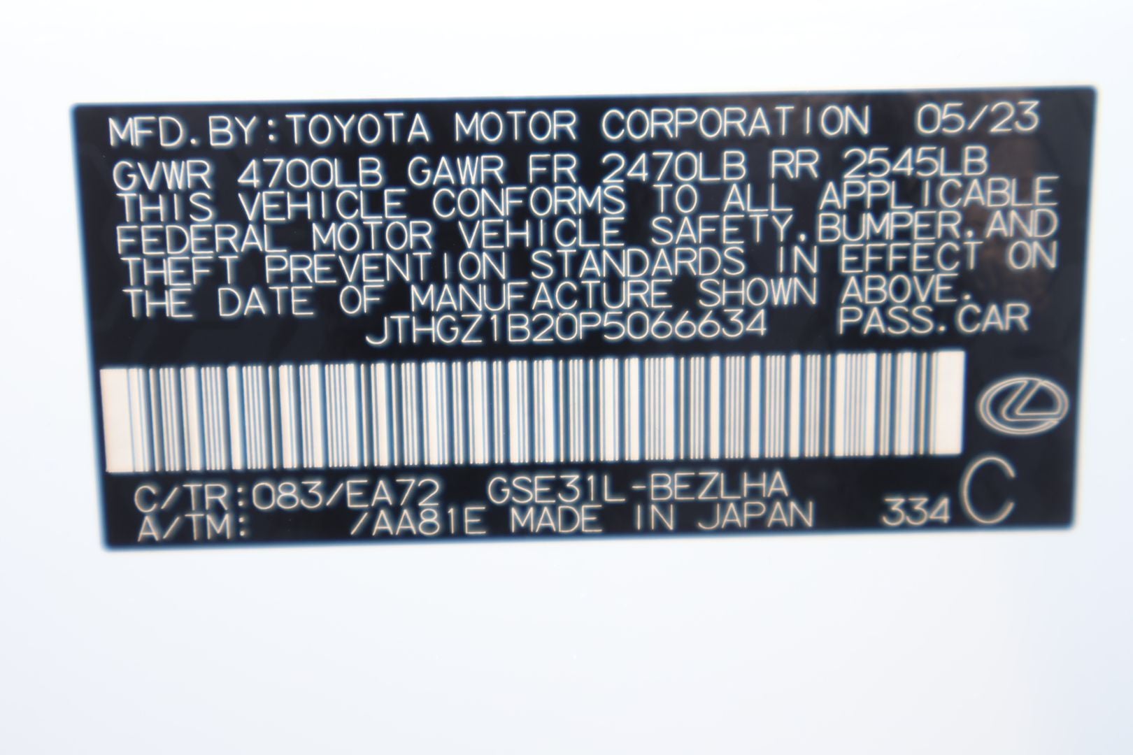 2023 Lexus IS 350 F SPORT