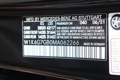 2021 Mercedes-Benz S-Class S 580 4MATIC®