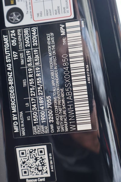 2025 Mercedes-Benz G-Class G 550 4MATIC®