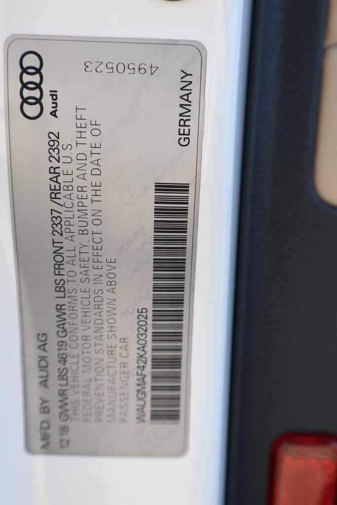 2019 Audi A4 2.0T Premium