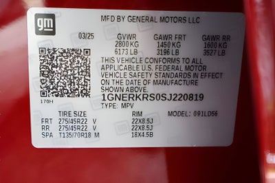 2025 Chevrolet Traverse High Country