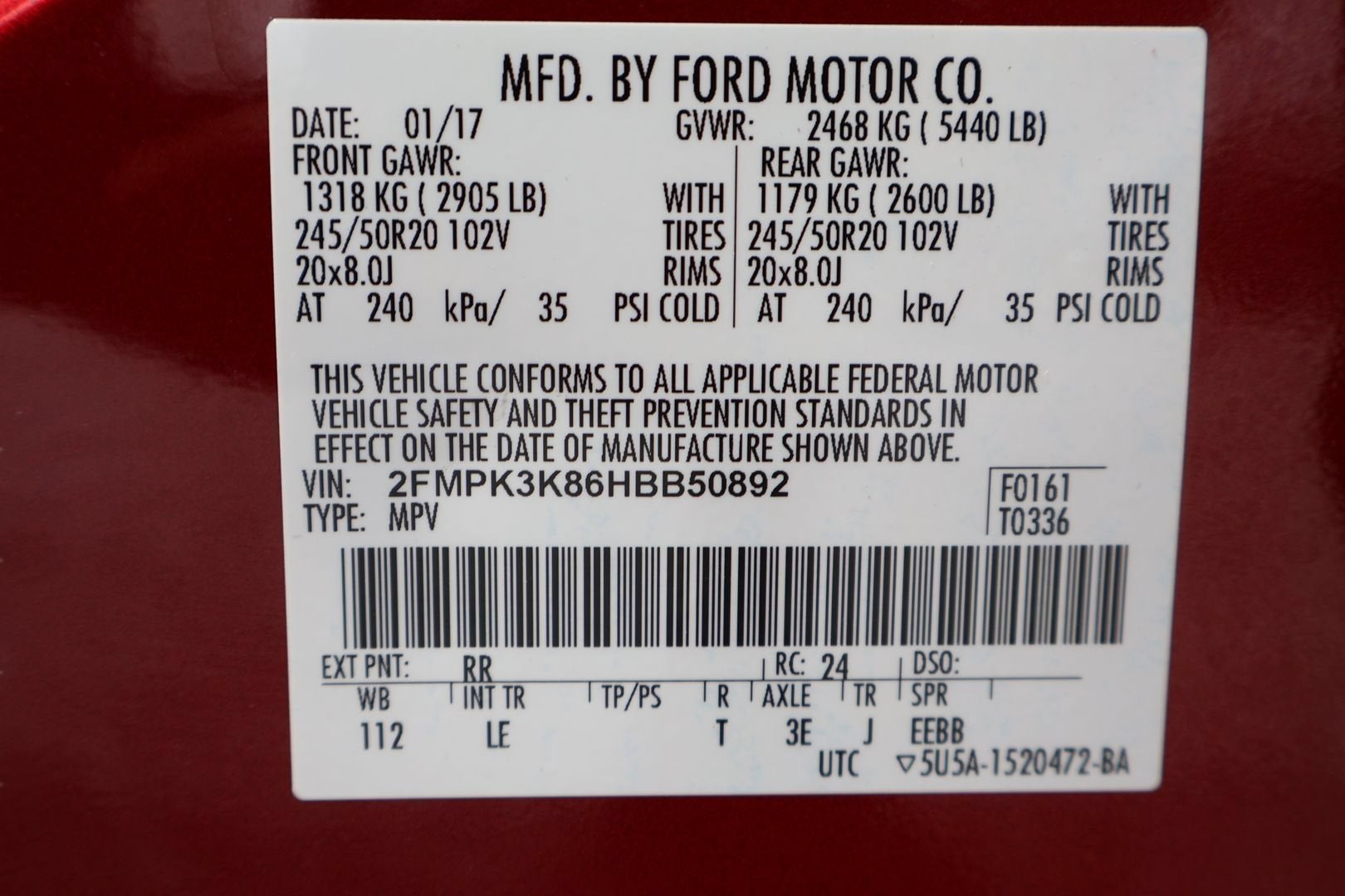 2017 Ford Edge Titanium