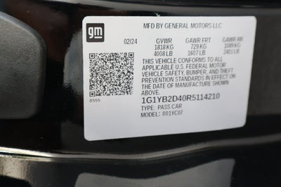 2024 Chevrolet Corvette Stingray 2LT