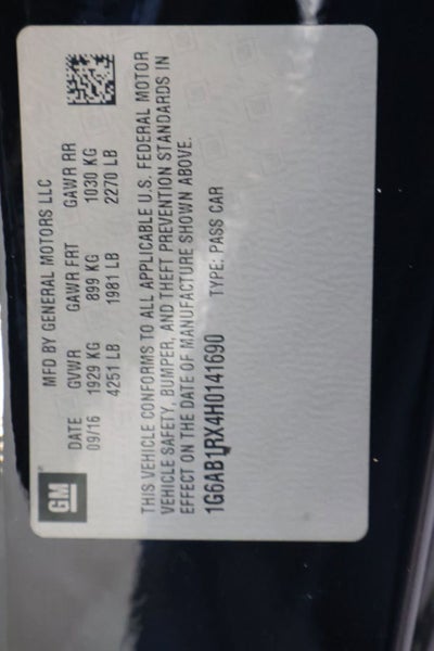 2017 Cadillac ATS Luxury RWD