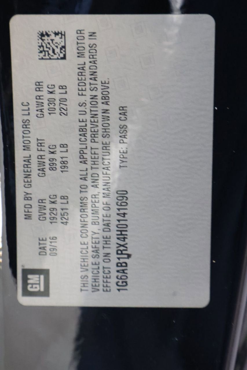 2017 Cadillac ATS Luxury RWD