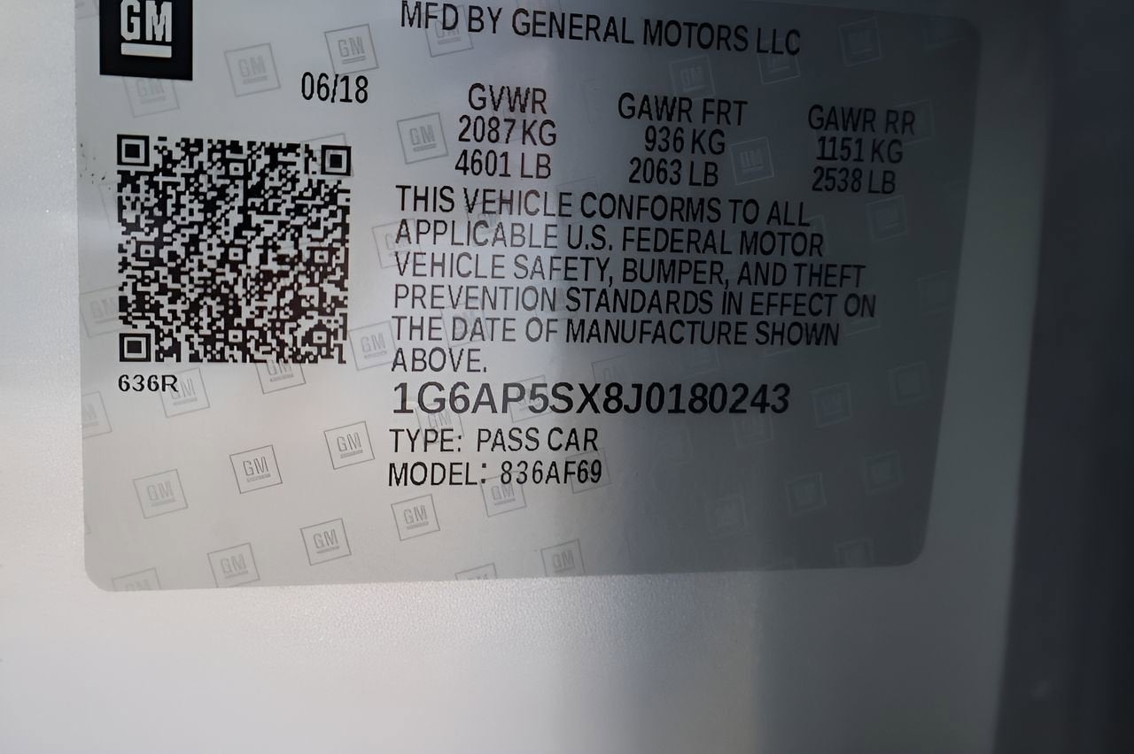 2018 Cadillac CTS RWD