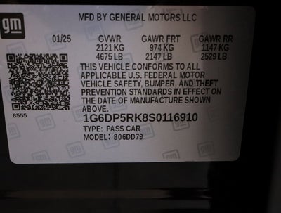 2025 Cadillac CT5 Sport