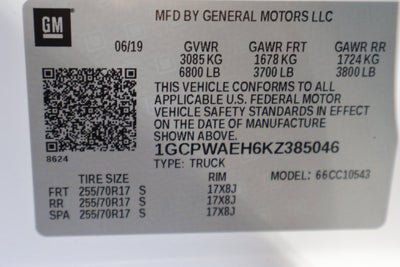 2019 Chevrolet Silverado 1500 Work Truck