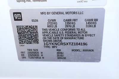 2026 Cadillac XT5 Premium Luxury