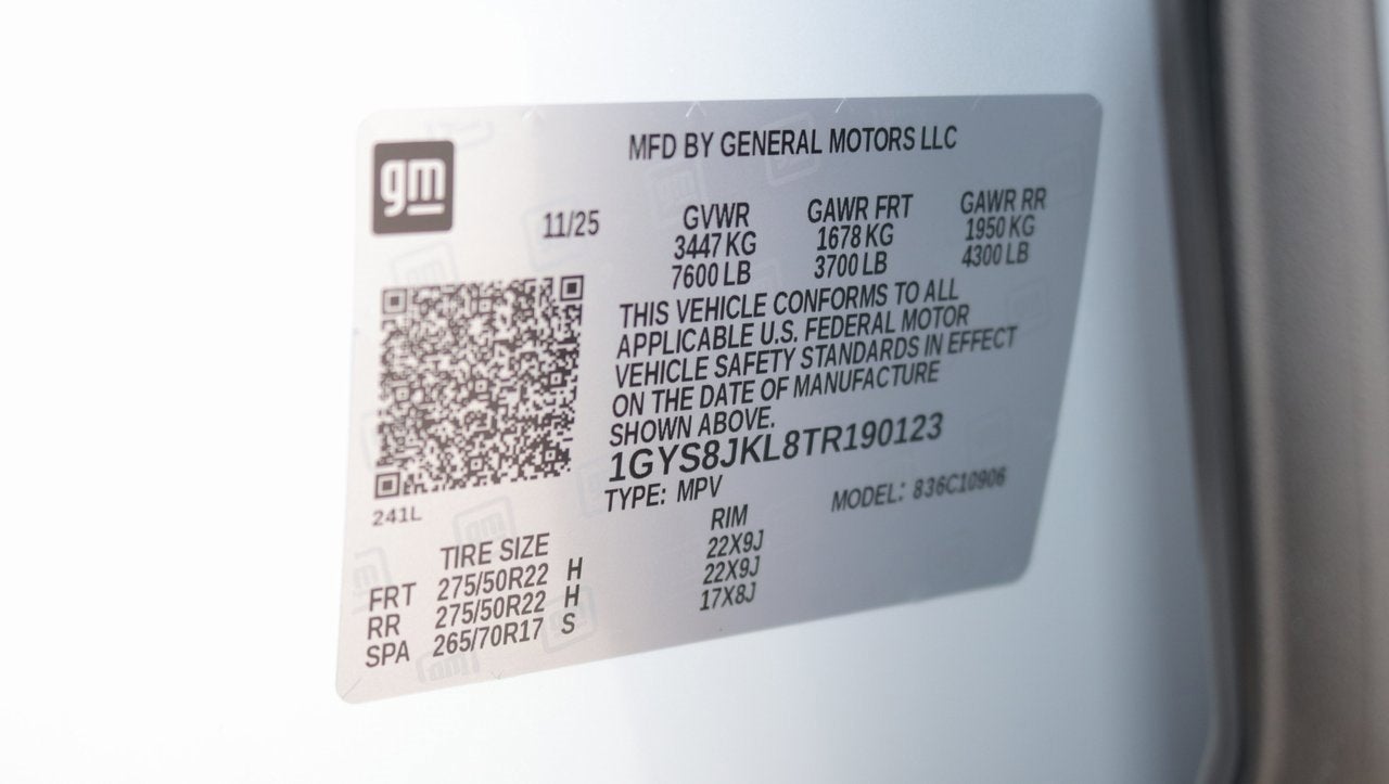 2026 Cadillac Escalade ESV 1SA