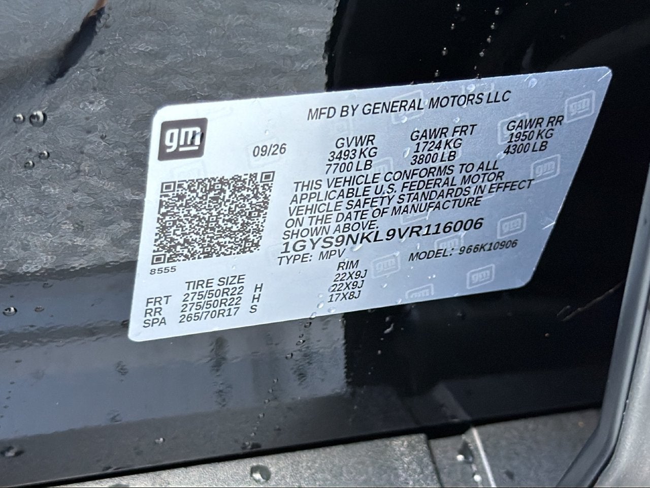 2027 Cadillac Escalade ESV 4WD Sport