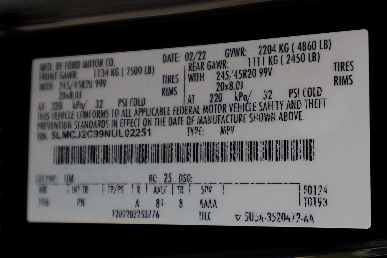 2022 Lincoln Corsair Reserve