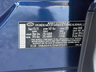 2022 Hyundai Santa Fe XRT